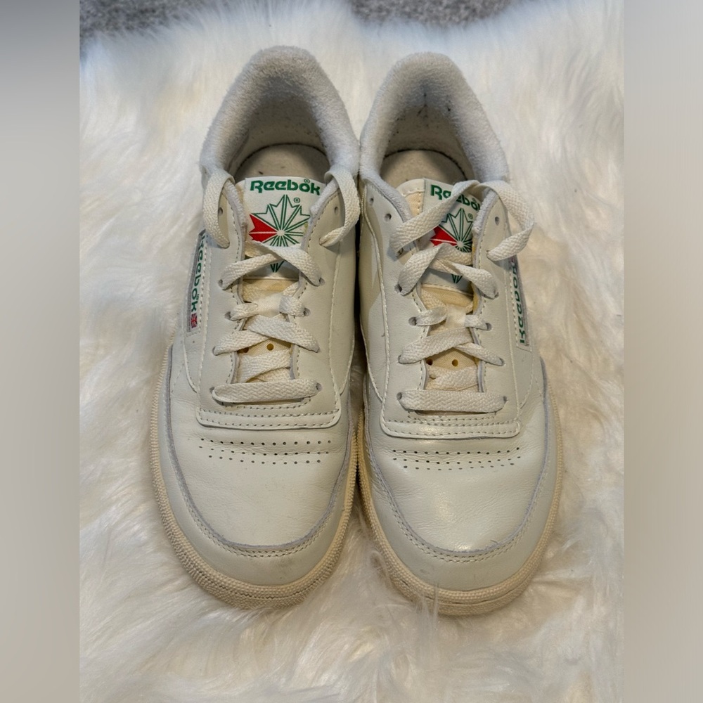 Classic white Reebok sneakers
